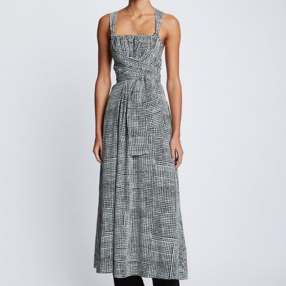 Proenza White Label Flou Wrap Dress